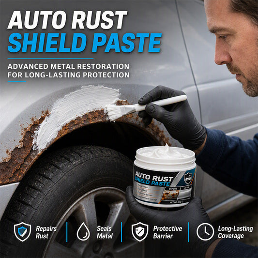 Rust repair paste for car body panels