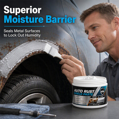 Rust repair paste for car body panels