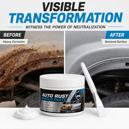 Rust repair paste for car body panels