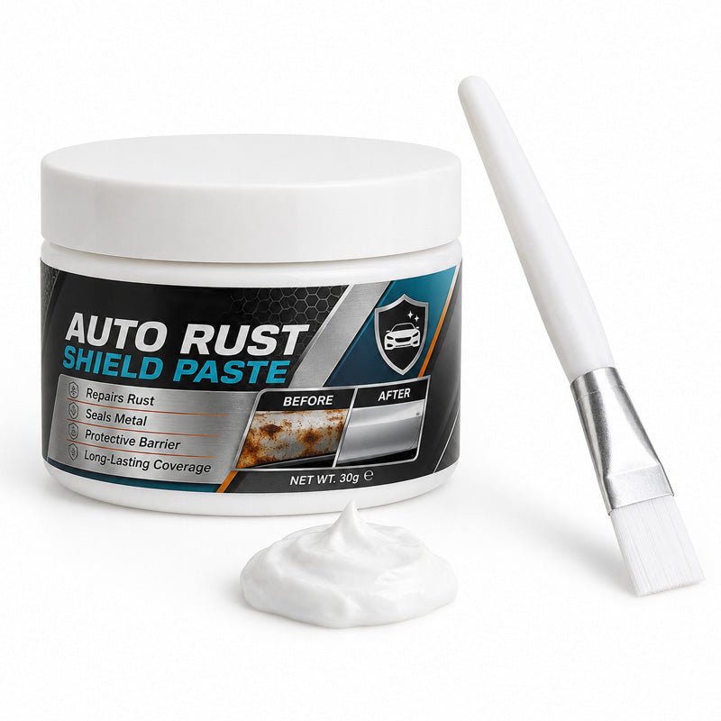 Rust repair paste for car body panels